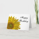 Search for yellow sunflower birthday cards Cheerful