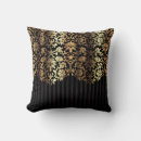 Search for black and gold stripes cushions Chic