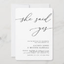 Search for she said yes invitations Classy