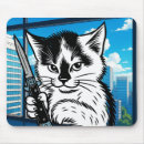Search for tuxedo mousepads Cat