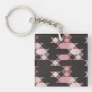 Search for and white key rings Pink