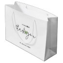 Search for bride and groom gift bags Sage green