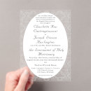 Search for vintage lace wedding invitations White