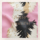 Search for cowhide coasters Western