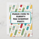 Search for chemistry invitations Mad scientist