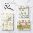Search for vintage dress wrapping paper Cute