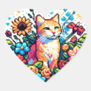 Search for orange flower stickers Cat