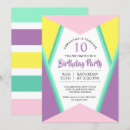Search for tween girl birthday invitations Colourful