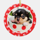 Search for puppys first christmas Red