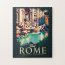 Search for rome italy puzzles Retro vintage travel