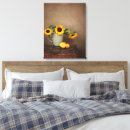 Search for sunflower canvas prints Rustic