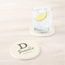 Search for decorated letter coasters Initial