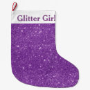 Search for sparkle christmas stockings Purple