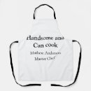 Search for handsome aprons Handsome and can cook