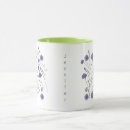 Search for green and purple mugs Watercolor floral