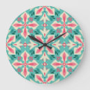 Search for vintage floral clocks Pattern