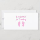 Search for child care cards Babysitter