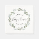 Search for botanical napkins Sage green