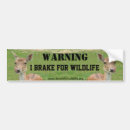 Search for brake for wildlife bumper stickers Driving