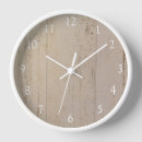 Search for white washed clocks Rustic