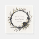 Search for halloween wedding napkins Botanical