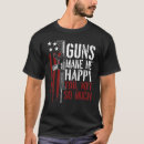 Search for gun lovers tshirts Flag