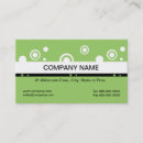 Search for fun business cards Green