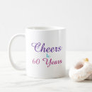 Search for cheers to 60 years mugs Sixty