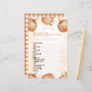 Search for emoji baby shower games Rustic