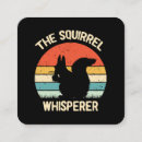 Search for squirrels business cards Animal lover
