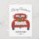 Search for vintage truck christmas cards Modern brush script