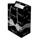 Search for happy 21st birthday gift bags Black
