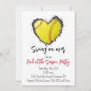 Search for softball team party invitations For her