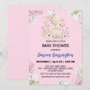 Search for rabbit baby girl shower invitations Pink