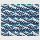 Search for snowy wrapping paper Mountains