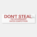 Search for the government hates competition bumper stickers Libertarian