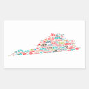 Search for virginia rectangle stickers America