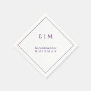 Search for monogram wedding napkins Classic