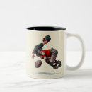 Search for vintage football mugs Norman rockwell