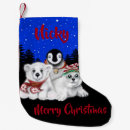 Search for penguin christmas stockings Polar bear