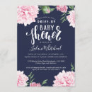 Search for elegant floral baby shower invitations Navy