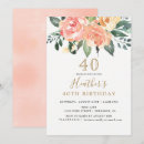 Search for brunch and bubbly birthday invitations Floral
