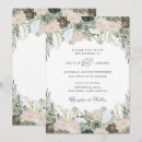 Search for green foliage wedding invitations Watercolor