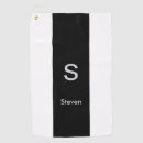 Search for monogrammed golf towels Elegant