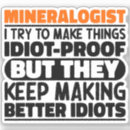 Search for mineralogy stickers Geology