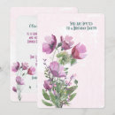 Search for poppies birthday invitations Watercolor