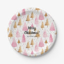 Search for christmas party plates Pink