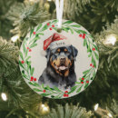 Search for rottweiler christmas tree decorations Dog