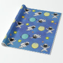 Search for outer space wrapping paper Moon