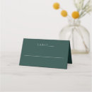 Search for emerald green place cards Elegant